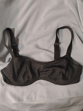 Passionata Black Textured Wireless Bra Size Small